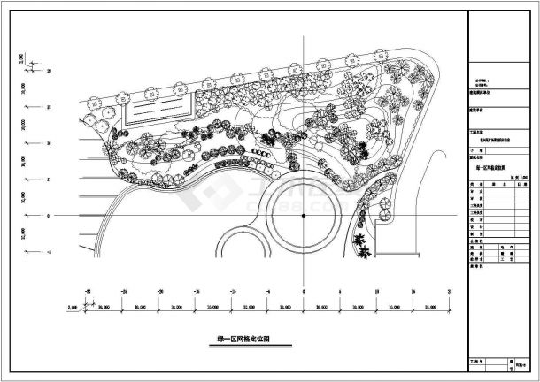 【园林景观绿化】杭州某广场园林景观绿化设计规划图_土木在线